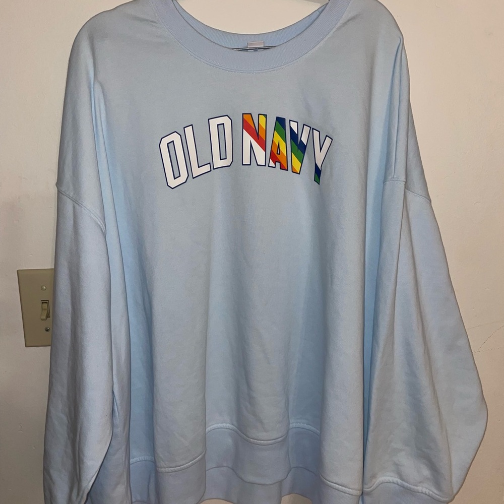 Old Navy Light Blue Sweatshirt